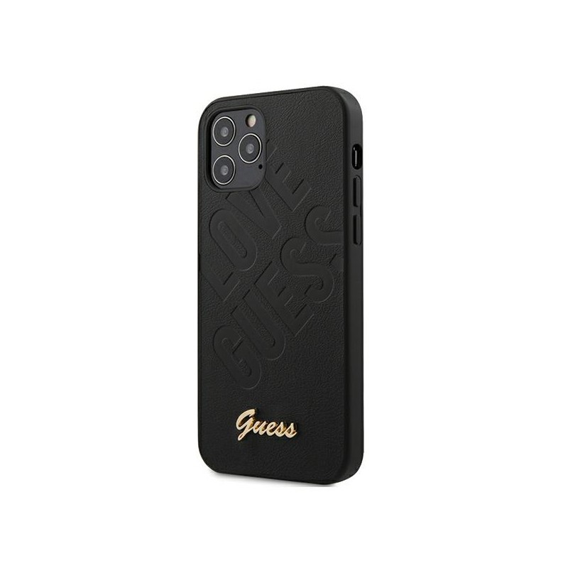 COVER HARD GUESS BLACK APPLE IPHONE 12 E 12 PRO