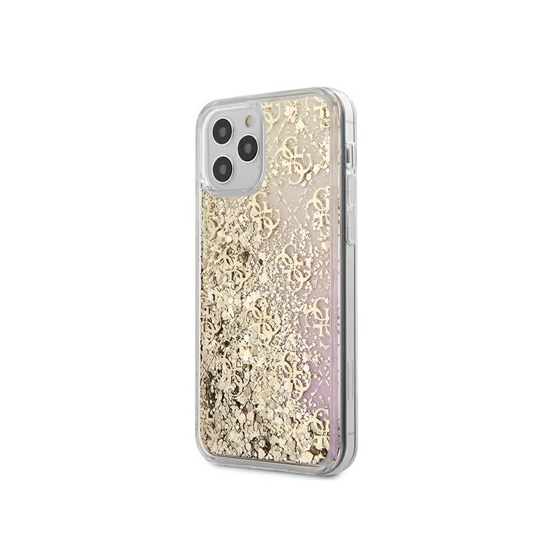 COVER HARD GUESS GLITTER APPLE IPHONE 12 mini  ROSEGOLD
