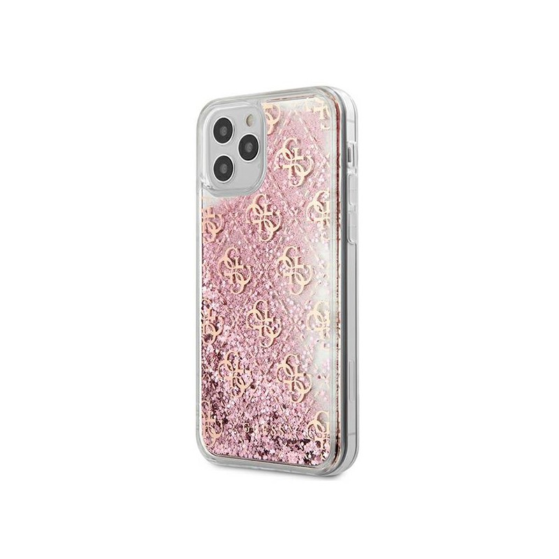 COVER HARD GUESS GLITTER APPLE IPHONE 12 mini ROSEGOLD