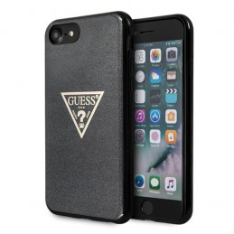 COVER IPHONE 6/66/7/8/SE ( 2020) GUESS BLACK GLITTER