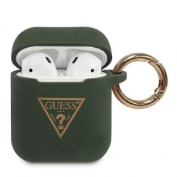 COVER SILICONE GUESS PER AIRPODS 1/2 GREEN