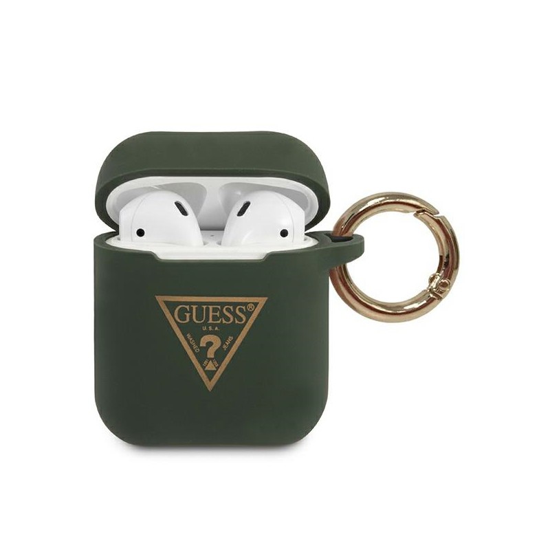 COVER SILICONE GUESS PER AIRPODS 1/2 GREEN