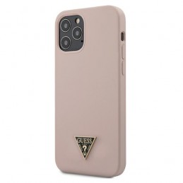 COVER SOFT TOUCH GUESS ROSA IPHONE 12 / 12 PRO