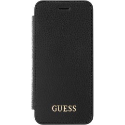 CUSTODIA BOOK IRIDESCENT GUESS COLLECTION IPHONE 7/8 NERA