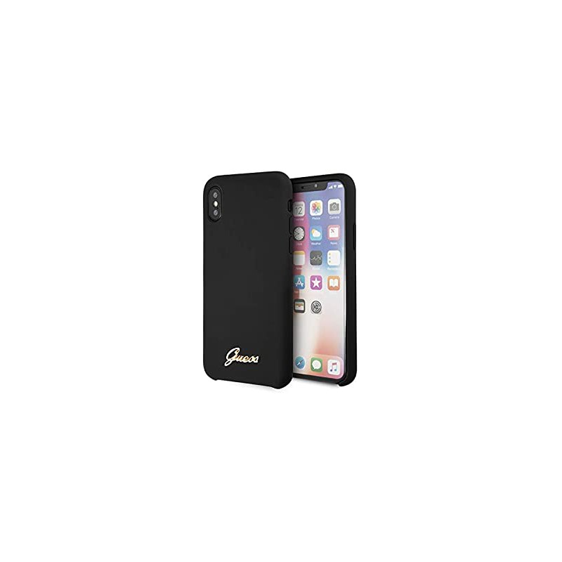 CUSTODIA TPU SOFT TOUCH GUESS IPHONE X XS BLACK