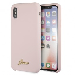 CUSTODIA TPU SOFT TOUCH GUESS IPHONE X XS PINK