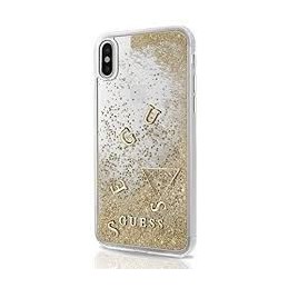 HARD CASE GLITTER GUESS IPHONE X GOLD