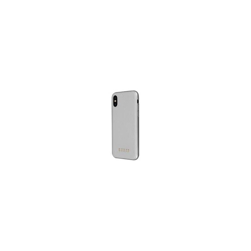 HARD CASE IRIDISCENT GUESS COLLECTION IPHONE X SILVER