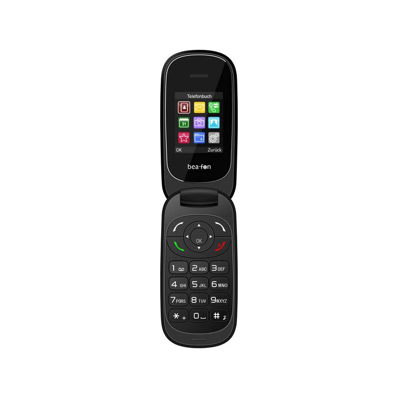 Beafon C220.SIM singola. Dimensioni schermo: 4,5 cm (1.77), Risoluzione del display: 128 x 160 Pixel. Bluetooth. Radio FM.
