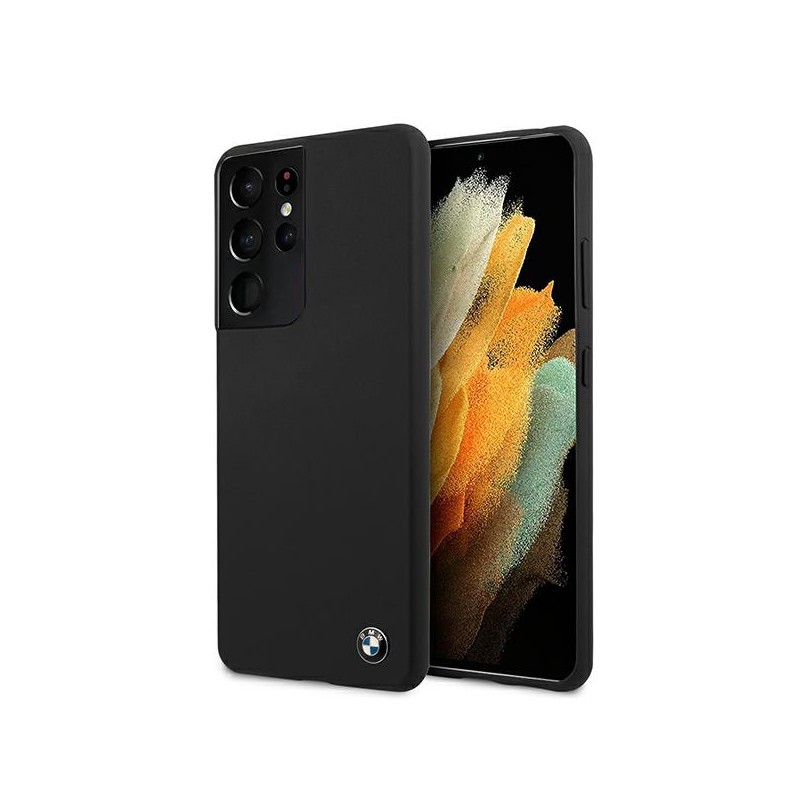 COVER BMW GALAXY S21 ULTRA  SILICONE BLACK