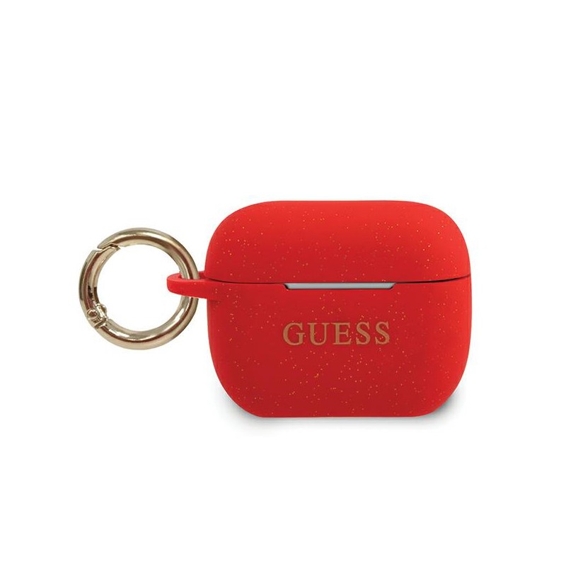 COVER GUESS AIRPODS PRO SILICONE RED