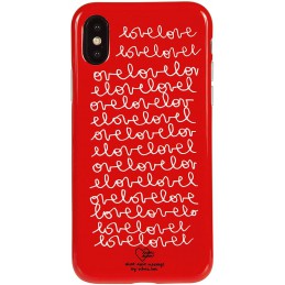 graphic soft case - red love