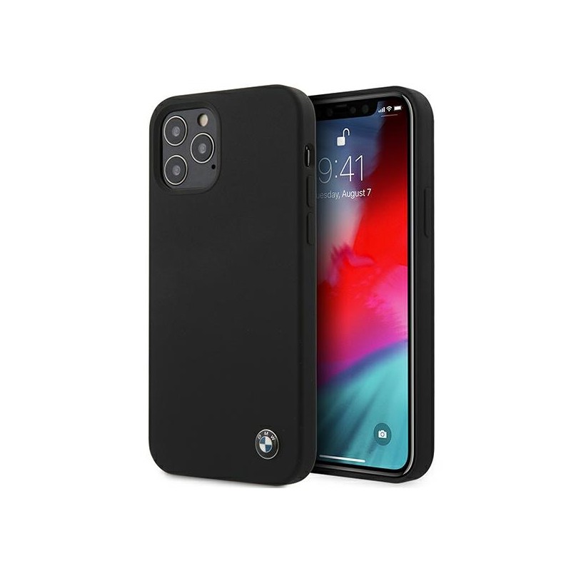 COVER BMW IN SILICONEE IPHONE 12 / 12 PRO  NERA