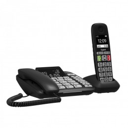 TELEFONO COMBO GIGASET DL780 PLUS + CORDLESS NERO