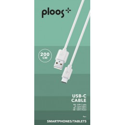 CAVO USB 2M USB-C BIANCO