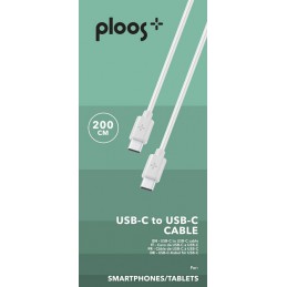 CAVO USB 2M USB-C TO USB-C BIANCO