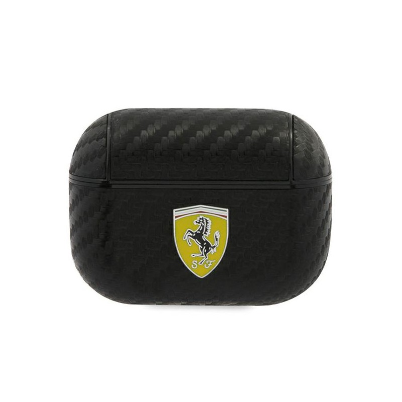 COVER FERRARI PER AIRPODS PROEFFETTO CARBONIO NERA