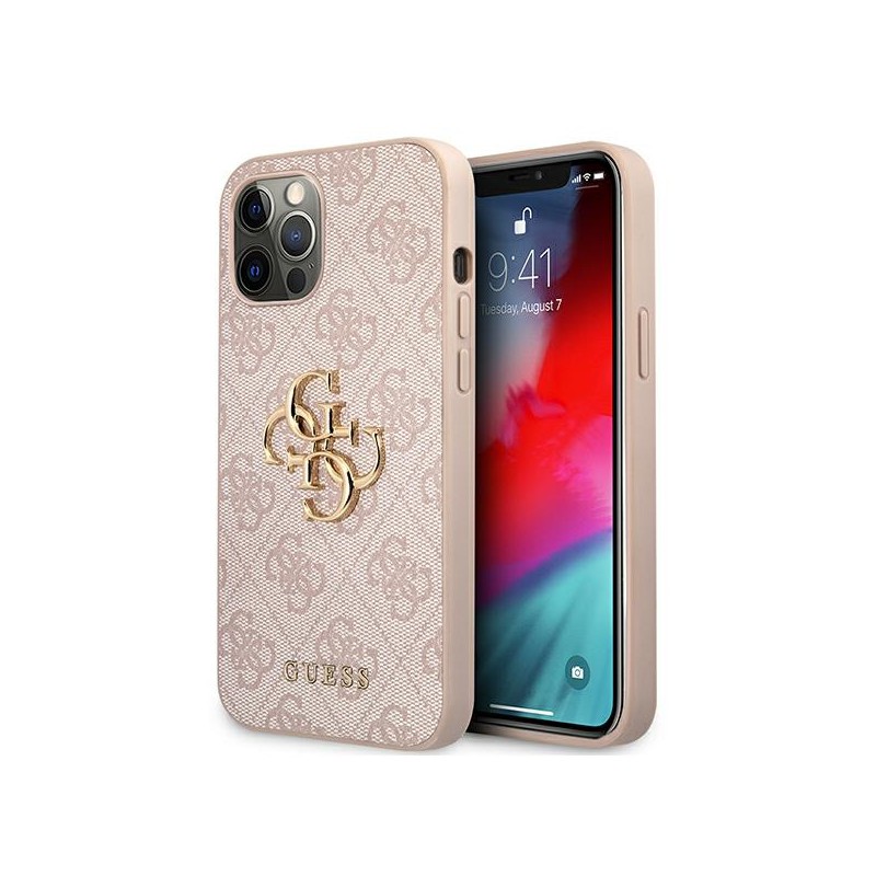 COVER GUESS IPHONE 12 / 12 PRO PINK COVER GUESS IPHONE 12 / 12 PRO PINK
