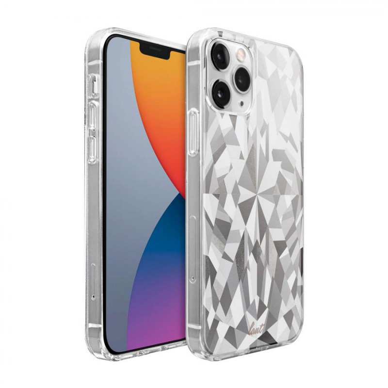 Custodia DIAMOND per iPhone serie 12 / 12 PRO EFFETTO DIAMANTE BIANCO