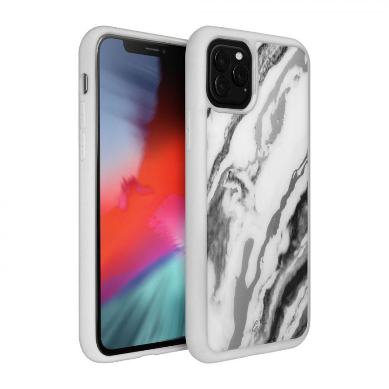 Custodia PEARL per iPhone 11 PRO EFFETTO MINERALE BIANCO