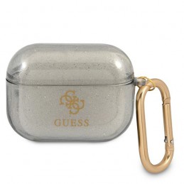COVER GUESS AIRPODS PRO GLITTER BLACK