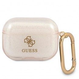 COVER GUESS AIRPODS PRO GLITTER GOLD