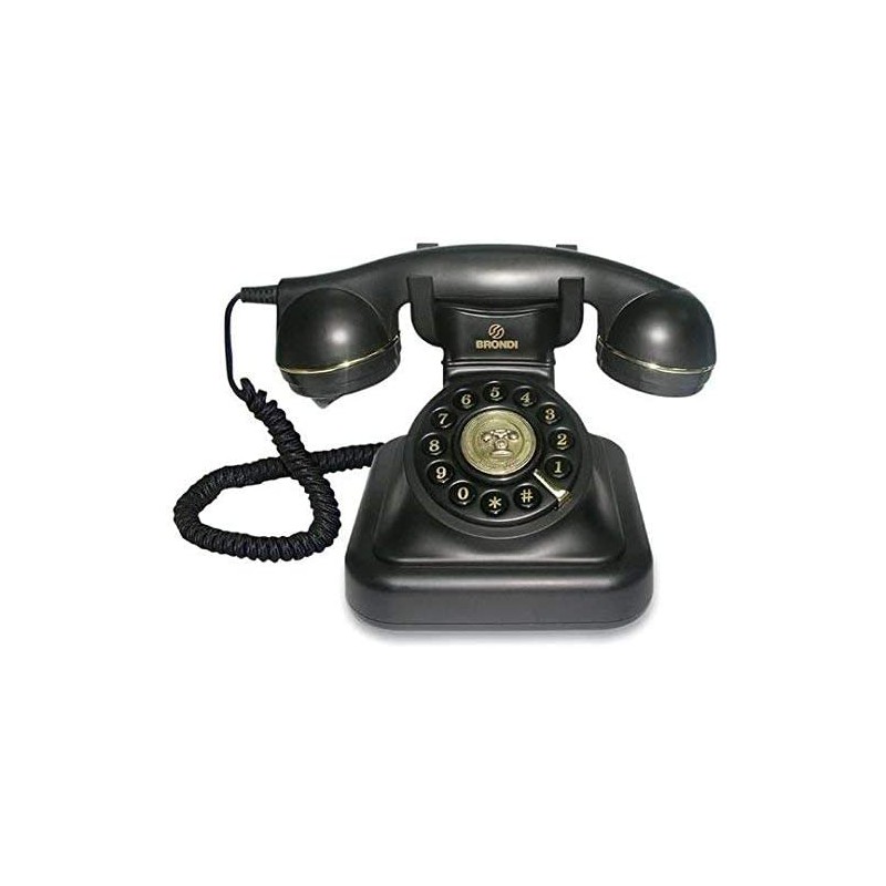 TELEFONO STILE VINTAGE CON CAVO IN TESSUTO TELEFONO STILE VINTAGE CON CAVO IN TESSUTO
