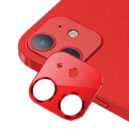 VETRO PROTETTIVO FOTOCAMERE IPHONE 12 mini ROSSO