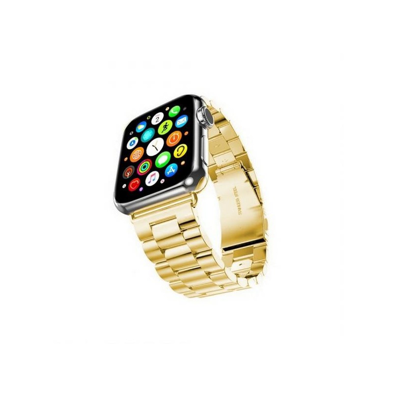 CINTURINO APPLE WATCH 44 mm METALLO GOLD