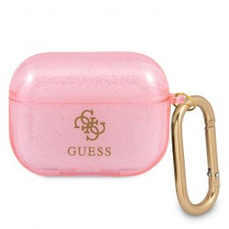 COVER GUESS AIRPODS PRO GLITTER PINK