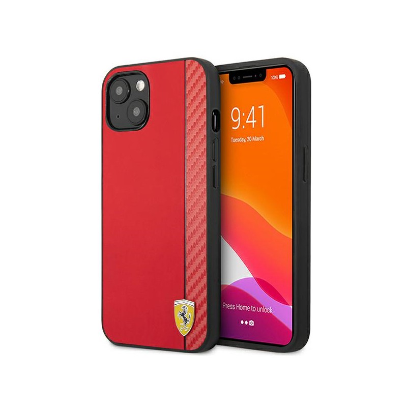 COVER FERRARI IPHONE 13 MINI ROSSA