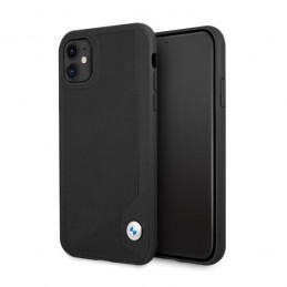 cover bmw in vera pelle per iphone 11 black