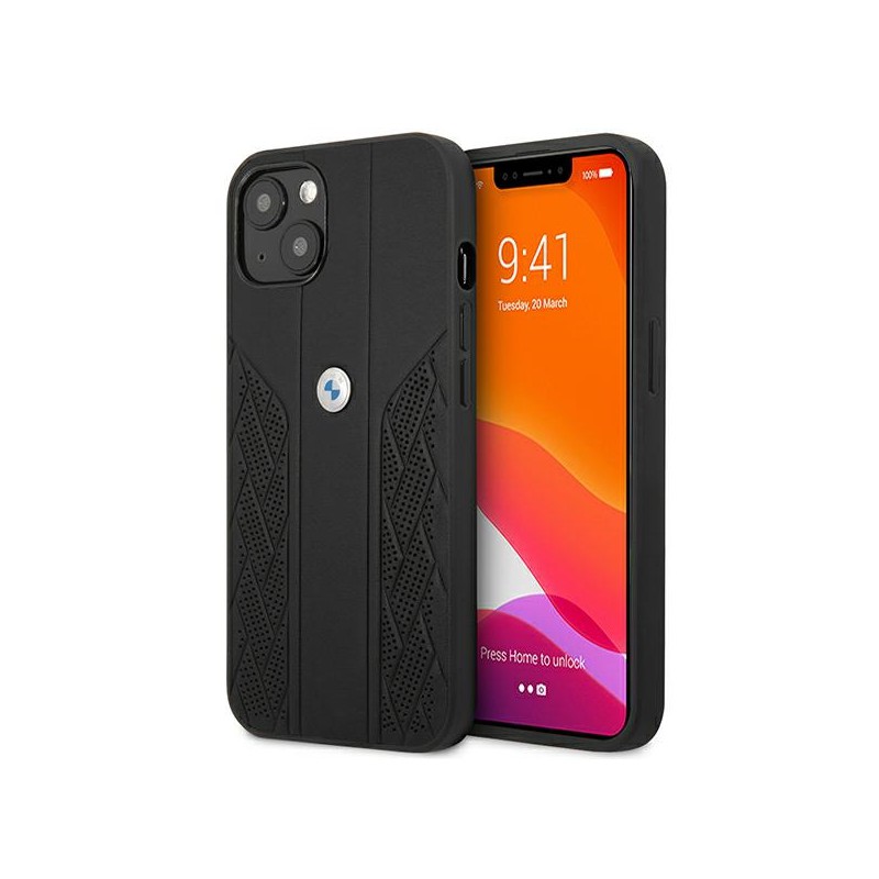 cover bmw iphone 12 mini in vera pelle black