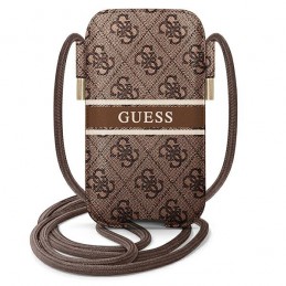 portacellulare universale guess black con tracolla sino a 6,1 